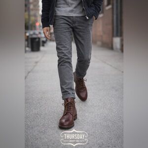 Thursday Boot Company Men's Rich Brown Leather Boots